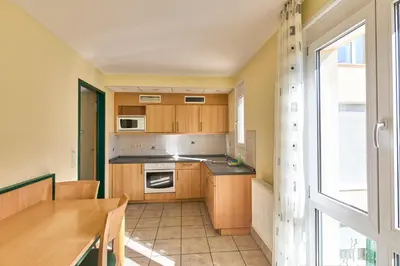 Küche/Küchenzeile in der Unterkunft Apartments Aschheim