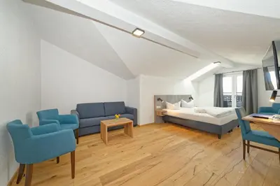 Ein Bett oder Betten in einem Zimmer der Unterkunft Hotel 17 Seen
