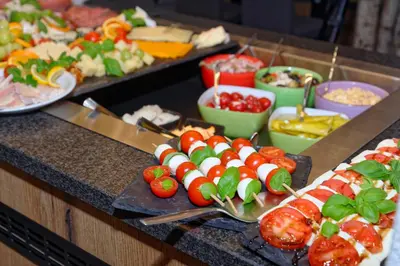 Essen im Hotel oder in der Nähe