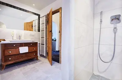 Ein Badezimmer in der Unterkunft Hotel Garni Eder