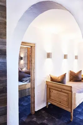 Ein Bett oder Betten in einem Zimmer der Unterkunft Hotel Garni Eder