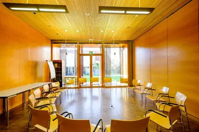 Der Geschäftsbereich oder Konferenzraum in der Unterkunft Internationales Jugendgästehaus Dachau