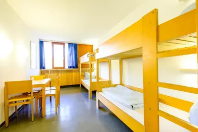 Ein Bett oder Betten in einem Zimmer der Unterkunft Internationales Jugendgästehaus Dachau