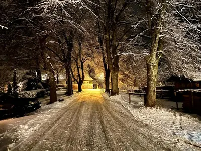 Landhaus de Gaspary im Winter