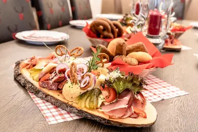 Essen im Hotel oder in der Nähe