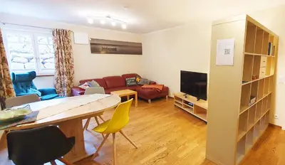 TV/Unterhaltungsangebot in der Unterkunft Ferienwohnung Hilpert