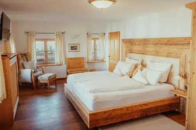 Ein Bett oder Betten in einem Zimmer der Unterkunft Seehotel Malerwinkel