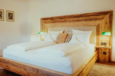 Ein Bett oder Betten in einem Zimmer der Unterkunft Seehotel Malerwinkel