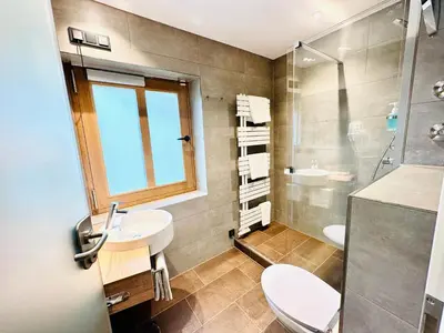 Ein Badezimmer in der Unterkunft Hotel Alte Post
