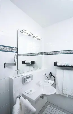 Ein Badezimmer in der Unterkunft Seeresidenz Alte Post