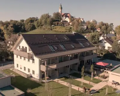 Das Gebäude in dem sich das Hotel befindet