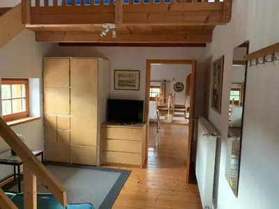 TV/Unterhaltungsangebot in der Unterkunft Ferienwohnung Bacher