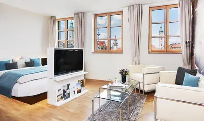 TV/Unterhaltungsangebot in der Unterkunft Living Hotel Das Viktualienmarkt