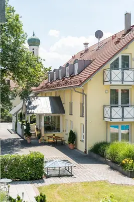 Das Gebäude in dem sich das Hotel befindet