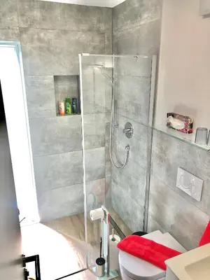 Ein Badezimmer in der Unterkunft Wolfˋs Apartment