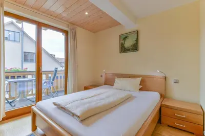 Ein Bett oder Betten in einem Zimmer der Unterkunft Haus am Gries