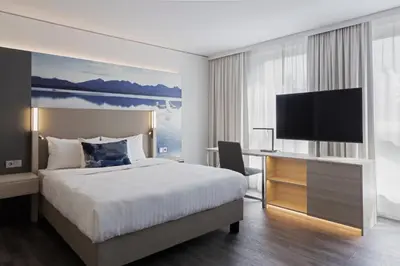 TV/Unterhaltungsangebot in der Unterkunft Courtyard by Marriott Oberpfaffenhofen Munich South