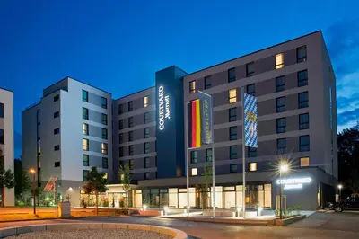 Das Gebäude in dem sich das Hotel befindet
