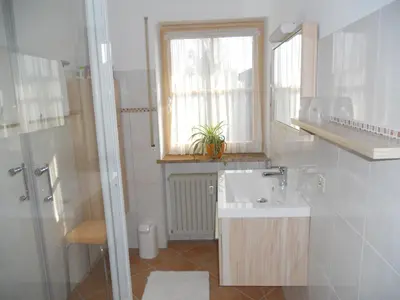 Ein Badezimmer in der Unterkunft Ferienwohnung Edmeier