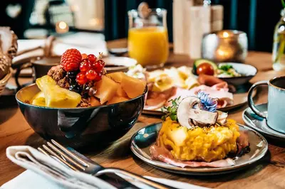 Essen im Hotel oder in der Nähe