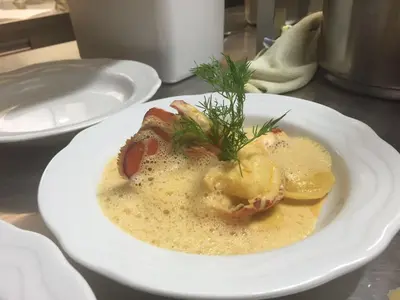 Essen in der Pension oder in der Nähe
