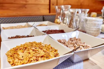 Essen in der Pension oder in der Nähe
