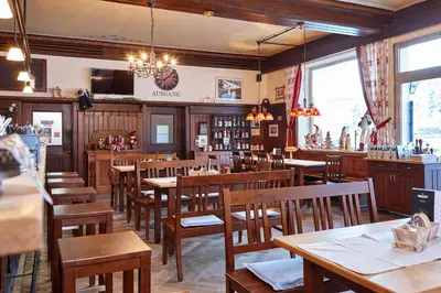Lounge oder Bar in der Unterkunft Olympiahaus