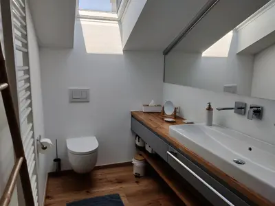 Ein Badezimmer in der Unterkunft Gasthof Fischerstüberl