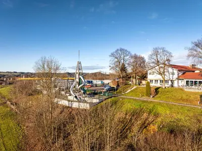 Naturlandschaft in der Nähe des Motels
