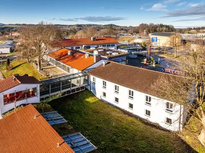 Das Gebäude in dem sich das Motel befindet