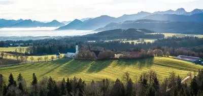 Naturlandschaft in der Nähe des Motels