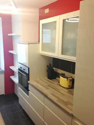 Küche/Küchenzeile in der Unterkunft Apartment Augsburg - Rathaus