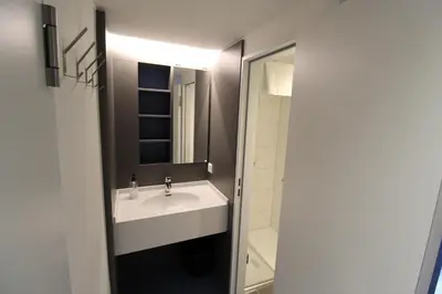 Ein Badezimmer in der Unterkunft CVJM Jugendhotel München