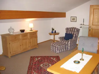 Ein Sitzbereich in der Unterkunft Zugspitzhome Appartment