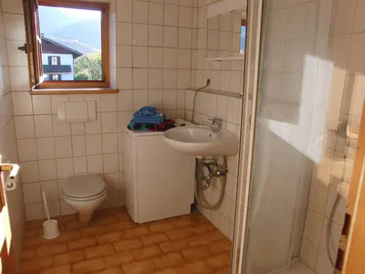 Ein Badezimmer in der Unterkunft Ferienwohnung Bäumler