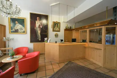 Lobby/Rezeption in der Unterkunft Hotel Eder