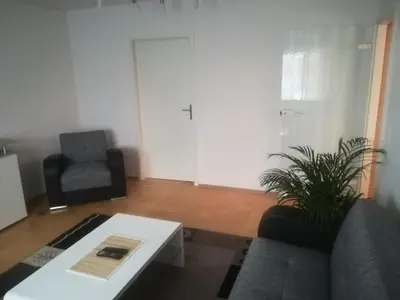 Ein Sitzbereich in der Unterkunft Ferienhaus Kurzbach