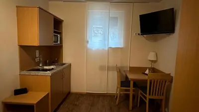 Küche/Küchenzeile in der Unterkunft Ferienwohnung Zehmerhof