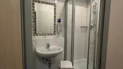 Ein Badezimmer in der Unterkunft Ferienwohnung Zehmerhof