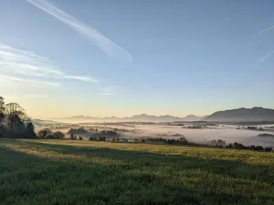 Naturlandschaft in der Nähe der Ferienwohnung