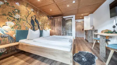 Ein Bett oder Betten in einem Zimmer der Unterkunft LandererMühle