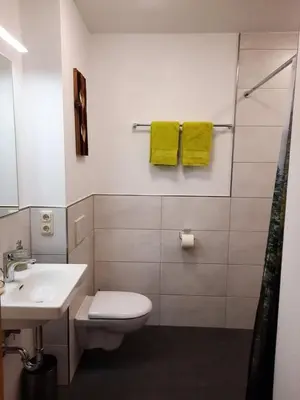 Ein Badezimmer in der Unterkunft Moarhof Holzhausen