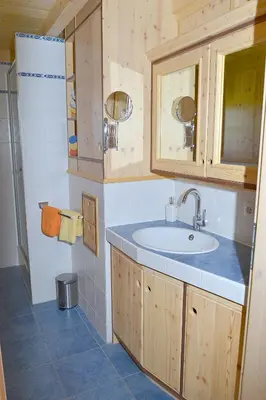 Ein Badezimmer in der Unterkunft Ferienhof Off