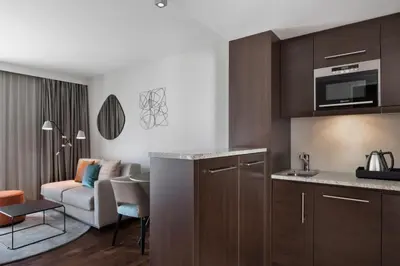 Küche/Küchenzeile in der Unterkunft Residence Inn by Marriott Munich City East