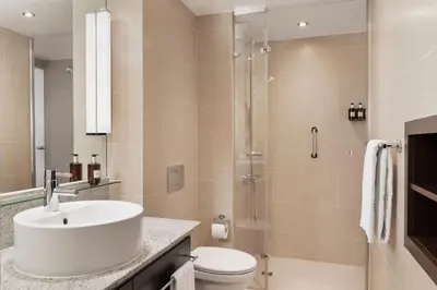 Ein Badezimmer in der Unterkunft Residence Inn by Marriott Munich City East