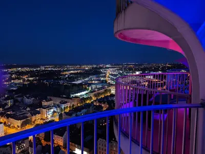 Ein allgemeiner Blick auf Augsburg oder ein Stadtblick von der Ferienwohnung aus