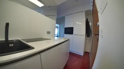 Küche/Küchenzeile in der Unterkunft Sky-Romantic-Room
