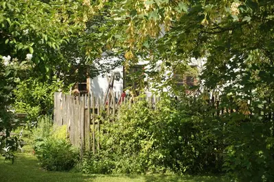 Ein Garten an der Unterkunft Ferienwohnung Atteltal