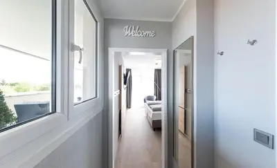 Ein Bett oder Betten in einem Zimmer der Unterkunft centerroom München City