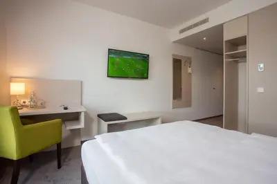 TV/Unterhaltungsangebot in der Unterkunft Hotel am Campus